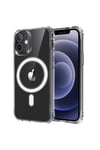 iPhone 12 Mini Uyumlu NVTH Tacsafe Wireless Kılıf-Renksiz