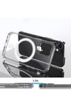 iPhone 12 Mini Uyumlu NVTH Tacsafe Wireless Kılıf-Renksiz