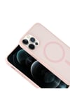 iPhone 12 Pro Kılıf M-safe Şarj Özellikli NVTH Babet Kapak - Gri