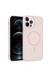 iPhone 12 Pro Kılıf M-safe Şarj Özellikli NVTH Babet Kapak - Gri