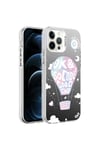 iPhone 12 Pro Max Uyumlu Desenli NVTH Silver Sert Kılıf-Balon