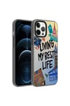 iPhone 12 Pro Max Uyumlu Desenli NVTH Dragon Sert Kılıf-Seyahat