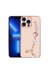 iPhone 12 Pro Max Uyumlu El Tutamaçlı Kamera Korumalı NVTH Taka Silikon Kılıf-Pembe