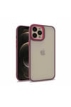 iPhone 12 Pro Max Uyumlu NVTH Flora Kılıf-Kırmızı