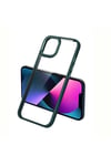 iPhone 12 Pro Max Uyumlu NVTH Krom Kılıf-Koyu Yeşil