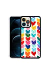 iPhone 12 Pro Max Uyumlu NVTH M-Fit Desenli Kılıf-Heart No6