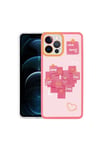 iPhone 12 Pro Max Uyumlu NVTH M-Fit Desenli Kılıf-Love Story No2