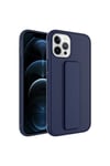 iPhone 12 Pro Max Uyumlu NVTH Qstand Kılıf-Lacivert