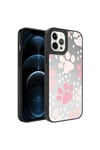 iPhone 12 Pro Uyumlu Aynalı Desenli Kamera Korumalı Parlak NVTH Mirror Kılıf-NSMi