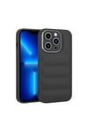 iPhone 12 Pro Uyumlu Kamera Korumalı Parlak AiHTTg'li NVTH Galya Kılıf-Siyah