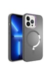 iPhone 12 Pro Uyumlu Magsafe Wireless Şarj Özellikli NVTH Stil Kılıf-Siyah