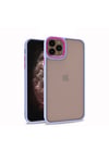 iPhone 12 Pro Uyumlu NVTH Flora Kılıf-Lila