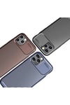 iPhone 12 Pro Uyumlu NVTH Negro Silikon Kılıf-Kahverengi