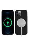 iPhone 12 Pro Uyumlu NVTH Silksafe Wireless Kılıf-Siyah