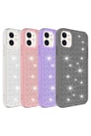 iPhone 12 Uyumlu AiHTTgli Parlak Tasarımlı NVTH Snow Kılıf-Pembe