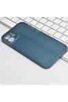 iPhone 12 Uyumlu NVTH 1.Kalite PP Silikon-Saks Mavi