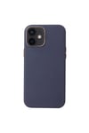 iPhone 12 Uyumlu NVTH Leathersafe Wireless Kılıf-Lacivert