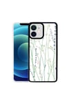 iPhone 12 Uyumlu NVTH M-Fit Desenli Kılıf-Flower No4