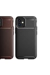 iPhone 12 Uyumlu NVTH Negro Silikon Kılıf-Siyah