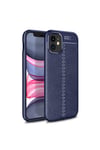 iPhone 12 Uyumlu NVTH Niss Silikon Kılıf-Lacivert