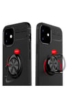 iPhone 12 Uyumlu NVTH Ravel Silikon Kılıf-Siyah