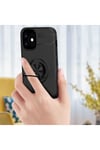 iPhone 12 Uyumlu NVTH Ravel Silikon Kılıf-Siyah