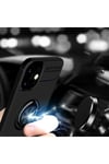 iPhone 12 Uyumlu NVTH Ravel Silikon Kılıf-Siyah