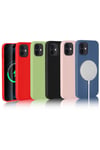 iPhone 12 Uyumlu NVTH Silksafe Wireless Kılıf-Siyah
