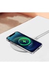 iPhone 12 Uyumlu NVTH Tacsafe Wireless Kılıf-Renksiz