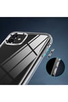 iPhone 12 Uyumlu Standlı Şeffaf Silikon NVTH L-Stand Kılıf-Renksiz