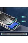iPhone 12 Uyumlu Standlı Şeffaf Silikon NVTH L-Stand Kılıf-Renksiz
