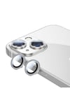 iPhone 13 Mini Uyumlu NVTH CL-06 Kamera Koruyucu-Gümüş
