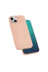 iPhone 13 Mini Uyumlu NVTH Silk Silikon-Pembe