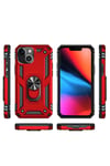 iPhone 13 Mini Uyumlu NVTH Vega Kılıf-Kırmızı