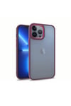 iPhone 13 Pro Max Uyumlu NVTH Flora Kılıf-Kırmızı