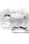 iPhone 13 Pro Max Uyumlu NVTH Şeffaf Ultra İnce AiHTTg Tasarımlı Okka Kılıf-Renksiz