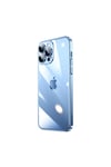 iPhone 13 Pro Max Uyumlu Sert PC Renkli Çerçeveli NVTH Riksos Kılıf-Mavi