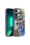 iPhone 13 Pro Uyumlu Desenli NVTH Dragon Sert Kılıf-Seyahat