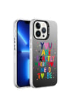 iPhone 13 Pro Uyumlu Desenli NVTH Silver Sert Kılıf-You