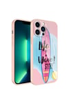 iPhone 13 Pro Uyumlu Kamera Korumalı Desenli Sert Silikon NVTH Epoksi Kılıf-NO10