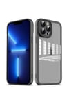 iPhone 13 Pro Uyumlu Kamera Korumalı Transparan NVTH Post Kılıf-Siyah