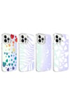 iPhone 13 Pro Uyumlu NVTH M-Blue Desenli Kılıf-Heart No3