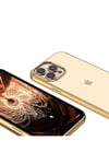 iPhone 13 Pro Uyumlu NVTH Pixel Kılıf-Gold