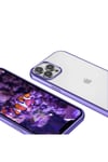 iPhone 13 Pro Uyumlu NVTH Pixel Kılıf-Mor