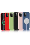 iPhone 13 Pro Uyumlu NVTH Silksafe Wireless Kılıf-Mavi