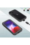 iPhone 13 Uyumlu NVTH 1-1 Su Geçirmez Kılıf-Siyah