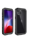 iPhone 13 Uyumlu NVTH 1-1 Su Geçirmez Kılıf-Siyah