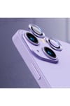 iPhone 13 Uyumlu NVTH CL-02 Kamera Koruyucu-Mor