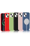iPhone 13 Uyumlu NVTH Silksafe Wireless Kılıf-Açık Yeşil