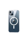 iPhone 13 Uyumlu NVTH Tacsafe Wireless Kılıf-Renksiz